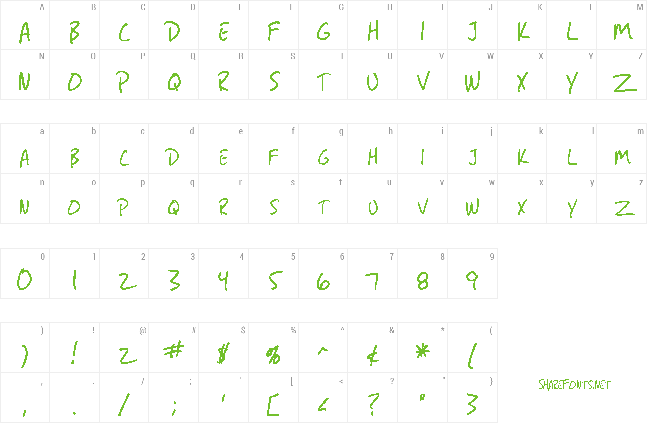 Font SF Grunge Sans SC preview